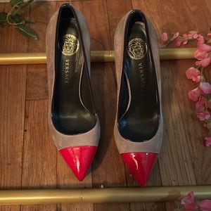 Multicolored Versace heel